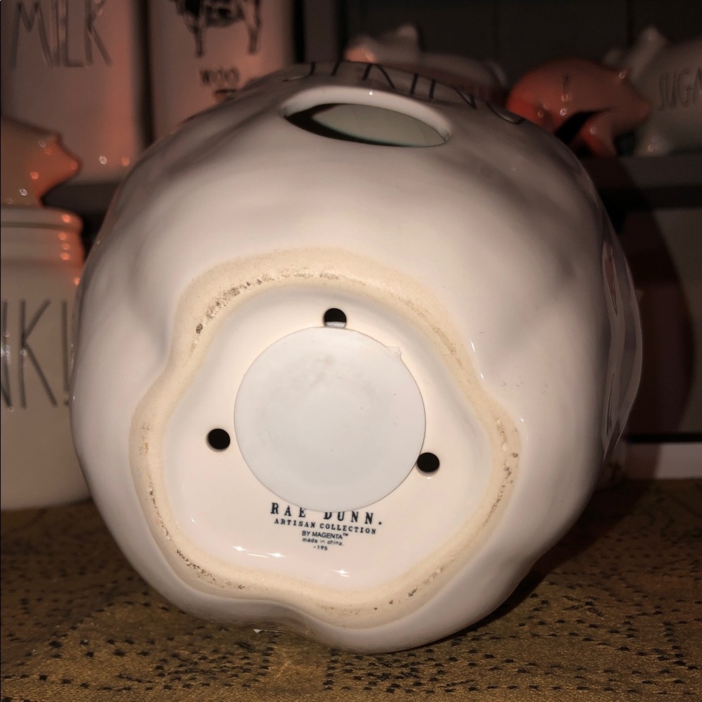 Rae Dunn SPRING Apple Shaped Birdhouse White - Picture 6 of 7